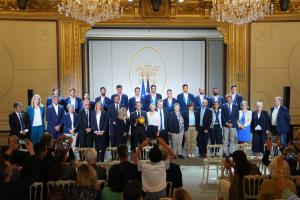 (Miniature) Les Bleus décorés à l’Elysée