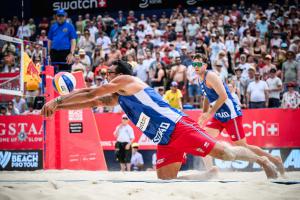 (Miniature) Beach Pro Tour : Krou/Gauthier-Rat sortis à Gstaad