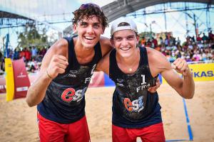 (Miniature) Beach Mondiaux U21 : Le bronze pour Canet/Rotar