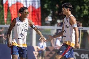 (Miniature) Beach-EuroVolley : La France reçue cinq sur cinq